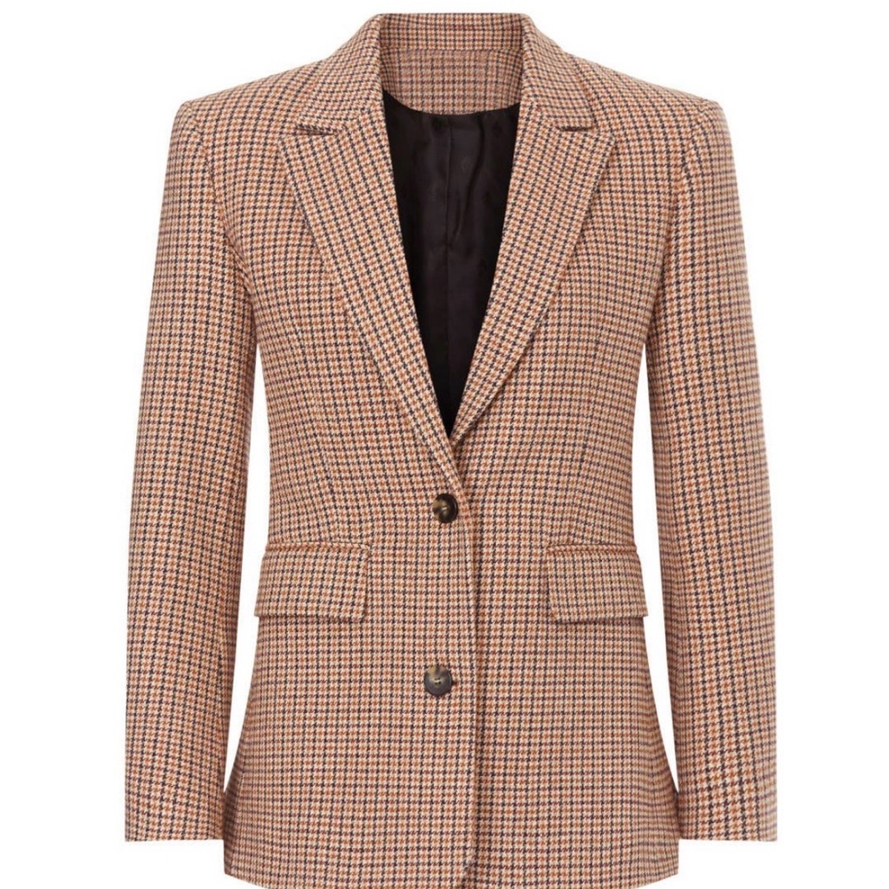 Maje Elbow Patch Single-Breasted Blazer - image 1